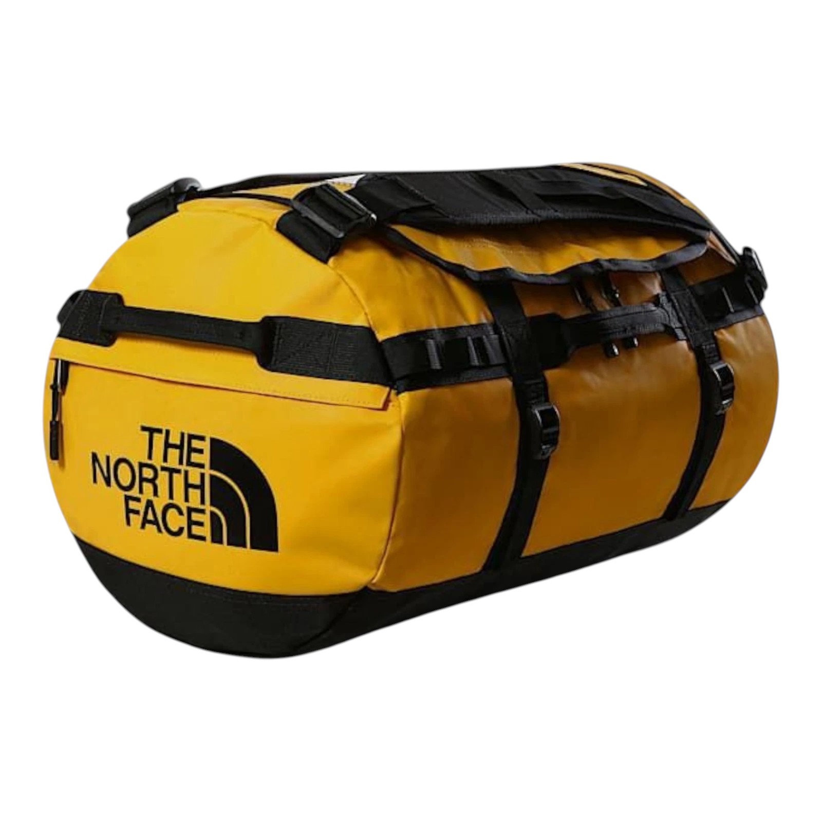 Bolso de Lona The North Face Embalable Base Camp en Amarillo/Negro, Pequeño