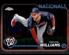 TREVOR WILLIAMS 2024 TOPPS CHROME UPDATE WASHINGTON NATIONALS #USC56
