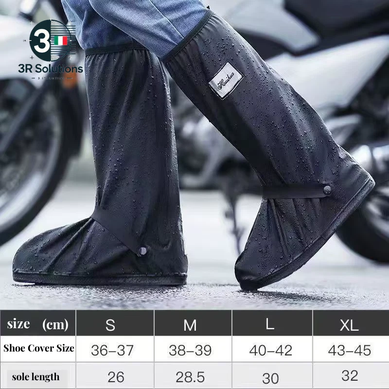 Protezione Scarpe NHPY Copriscarpe Impermeabili Riutilizzabili - Sovrascarpe Antiscivolo Per Pioggia E Fango (Taglia XL) Copriscarpe Outdoor Viaggio