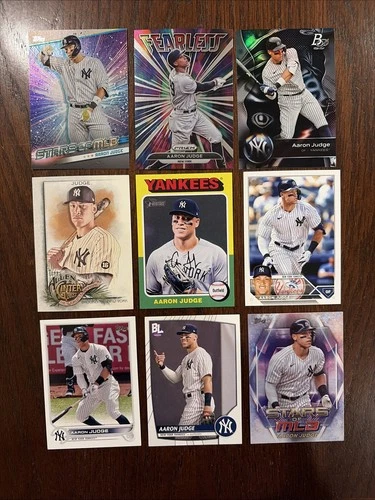 Aaron Judge Baseball Card Lot (9) New York Yankees