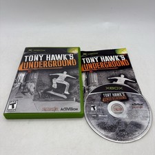 Tony Hawk's Underground Xbox Black Label Complete w/ Manual CIB Tested