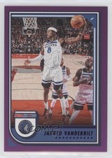 2022-23 Panini NBA Hoops Purple Jarred Vanderbilt #198 00gy