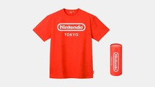 Nintendo Store Tokyo Exclusive T Shirt Limited Japan RED w/tube