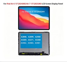 OEM For iPad Air 6 13" 2024 M2/Air 7 13" 2025 M3/Air 8 LCD Screen Display Panel