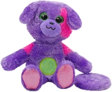 BiGiggles Take-Along, Chat-Back Plush Talking Purple Puppy Dog Stuffed Animal