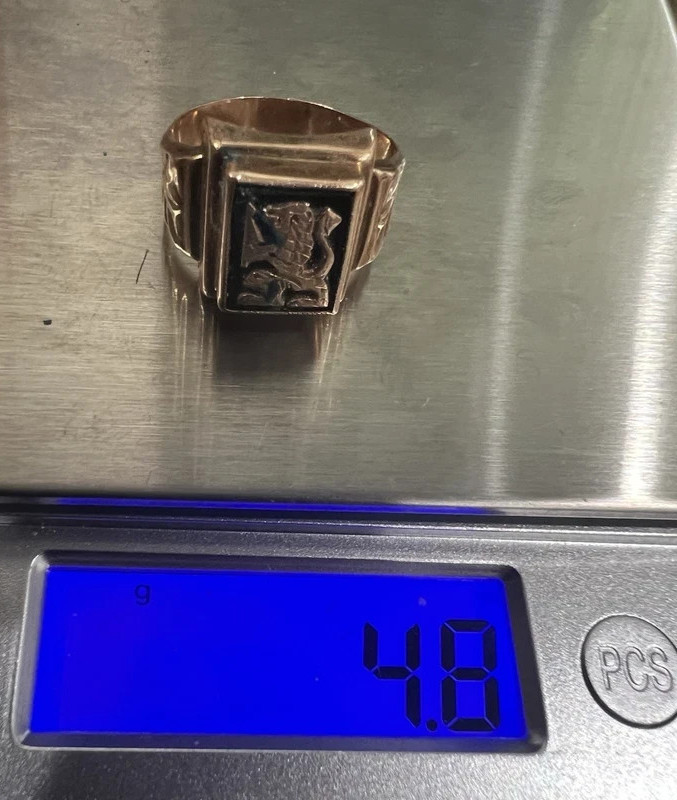 SOLID STAMPED 14K YELLOW GOLD STATEMENT MAJESTIC … - image 6