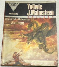 Yngwie Malmsteen Trilogy Band Spartito Giappone Chitarra Basso Batteria Vocale Tab Libro Musica