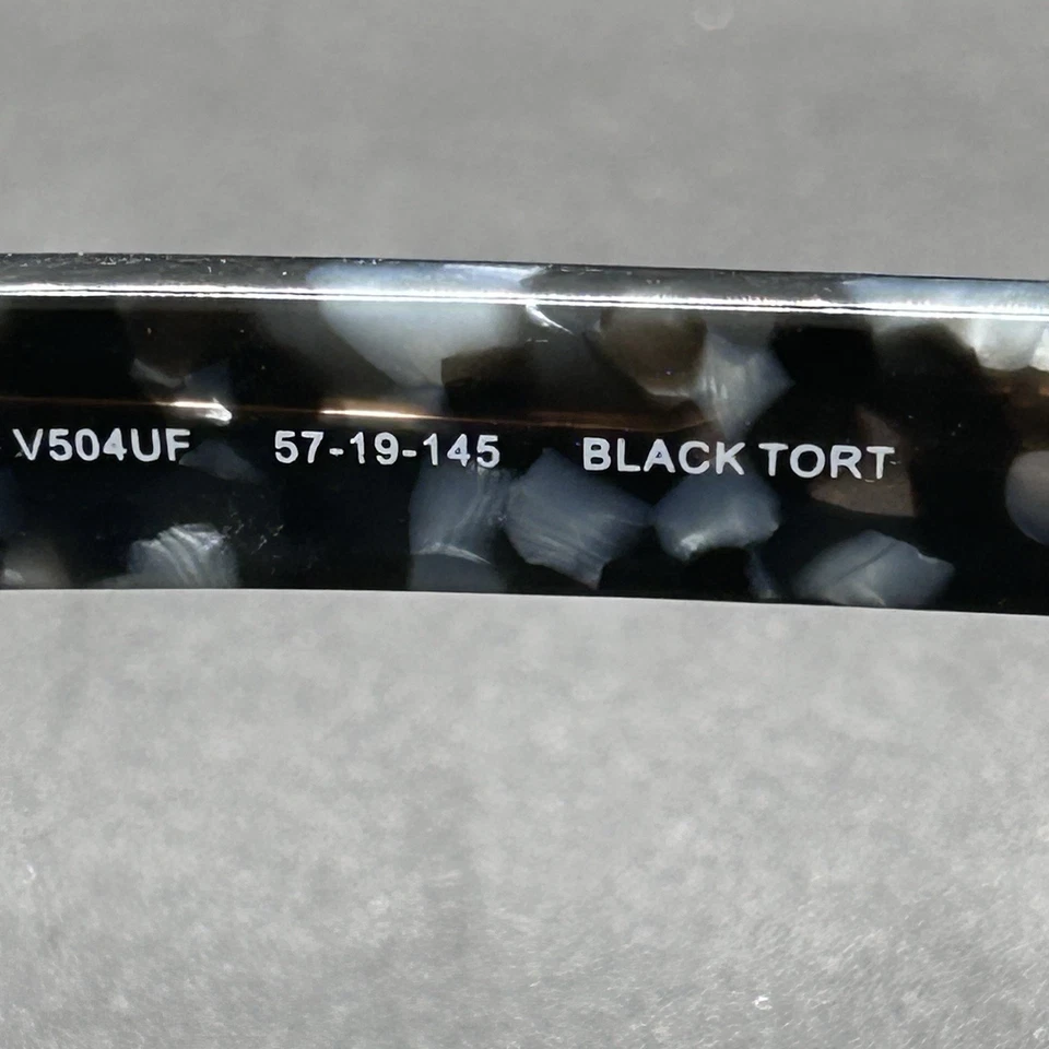 Gafas de sol John Varvatos V504UF negras tort 57-19-145 usadas Foto 4 de 4