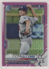 2021 Bowman Chrome Prospects Mega Box Pink Mojo Refractor /199 Hyun-il Choi 0wg4