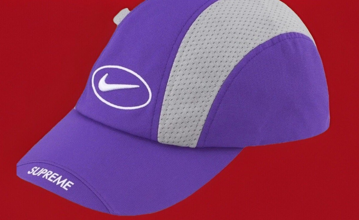 SUPREME x NIKE Air Max Running Hat | Purple| 3M Reflective Logo