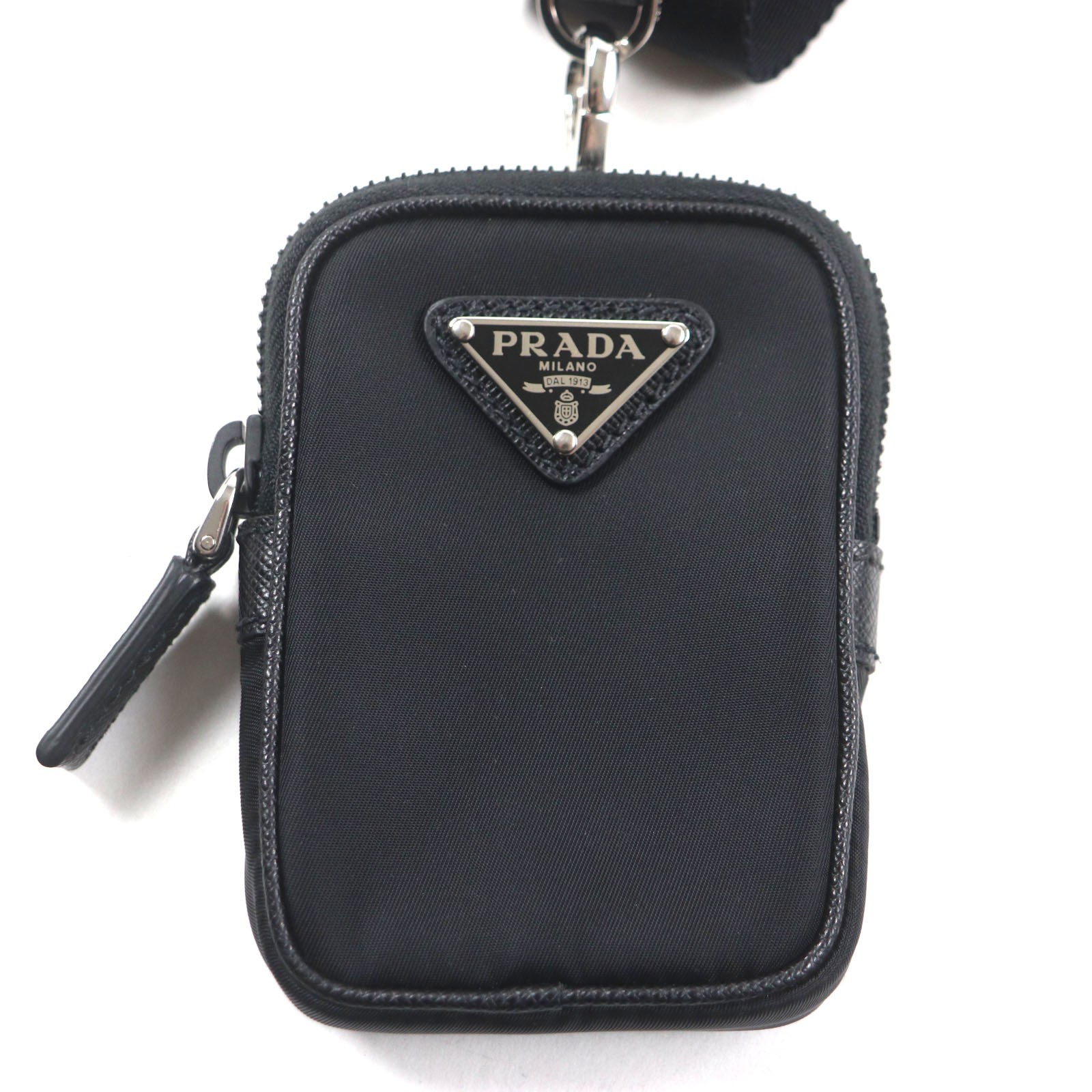 PRADA Shoulder Bag Triangle logo, triangular plate, pouch included mens 2VD034 thumbnail 11