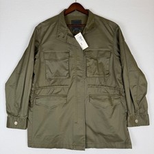NEW Sanctuary Otis Utility Jacket Womens Small Burnt Olive Green Military Cinch