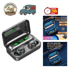 HiFi Bluetooth 5.3 Waterproof Wireless Earbuds with Touch Control  LED Display