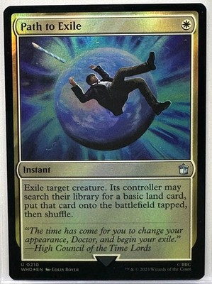 Path to Exile, Doctor Who, Magic the Gathering, MTG, FOIL (210)