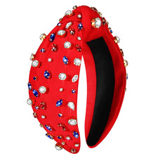 American Flag Headband for Women 4Th of July Headband Accessories Red