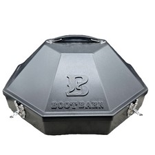 BOOT BARN Black Western Hat Cowboy Hat Portable Hard Case