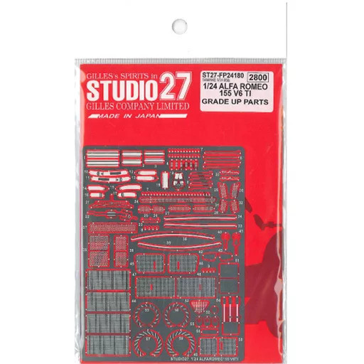 STUDIO27 Alfa Romeo 155 V6 TI Detail Up Parts 1/24 Photo Etched