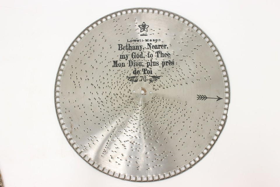 Empress Antique Mahogany Music Box, Zither, 4 15.5" Discs 52084 eBay