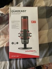 HyperX QuadCast - USB Condenser Gaming Microphone for PC - HX-MICQC-BK