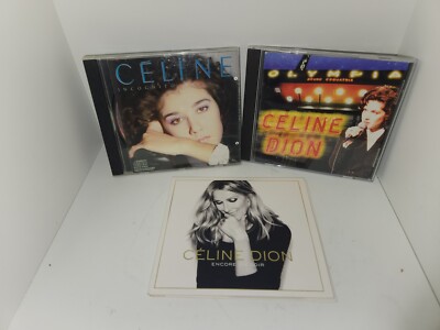 Celine Dion  - Encore un Soir - Incognito - A L'Olympia - CD lot of 3