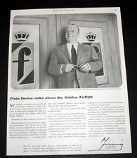 1952 OLD MAGAZINE PRINT AD, NASH GOLDEN AIRFLYTE-STYLED BY PINA FARINA OF ITALY!