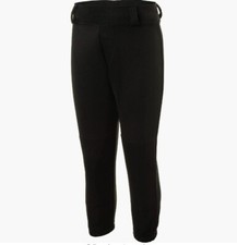 Easton Youth Pro Pull-Up Elastic Cuff Pants, Black, XXS