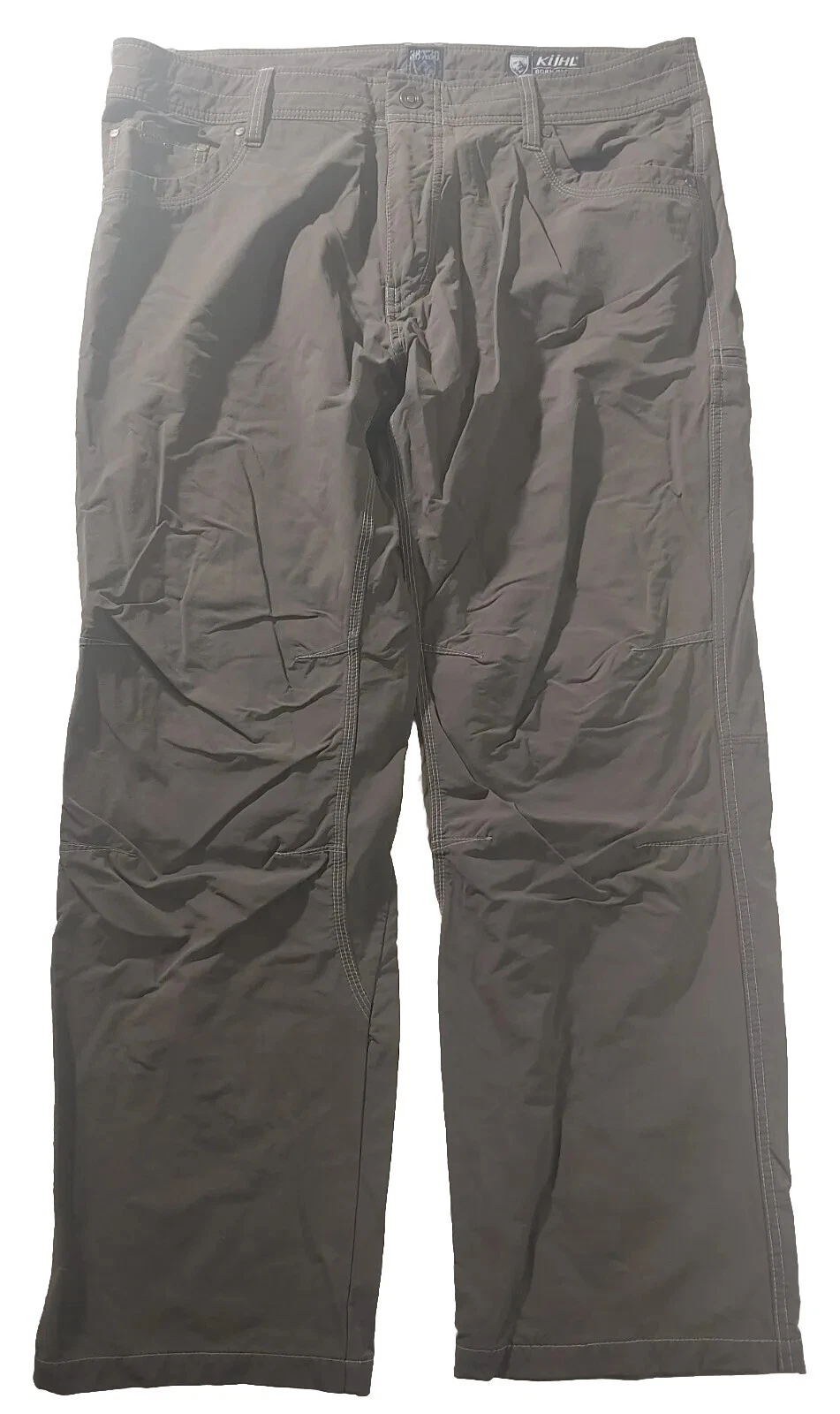 KUHL Pants 38x30 Brown Cargo Pockets Outdoor Mountain Nylon Spandex