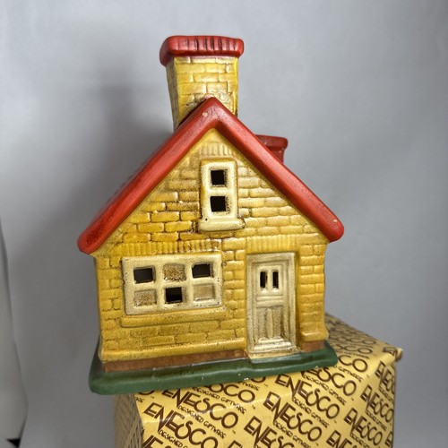 NightLight Lamp Enesco Country House Porcelain Vintage 1985 Lights Up - Picture 4 of 7