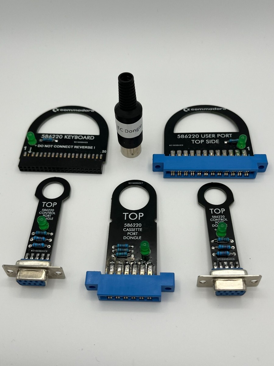  Commodore 大皿セール Commodore 64 Test Harness Set for Dead Test & Diagnostic Cartridge
