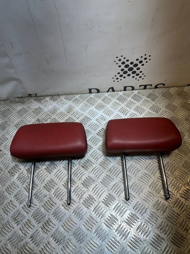 BMW 1ER E88 E81 E82 E87 VORNE LINKS RECHTS PAAR SITZ KOPFSTÜTZE LEDER ROT