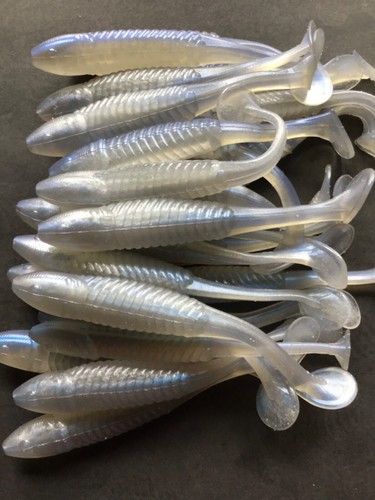 3.5” Swimming Minnow, Swim Bait, Paddle Tail, ALEWIFE 25 - Picture 4 of 4