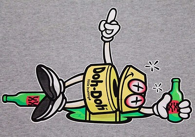 M * NOS vtg 90s SHORTY'S skateboard DOH DOH BUSHINGS t shirt