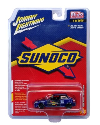Johnny Lightning Sunoco 1998 Honda Civic Custom by RACEFACE-Modelcars