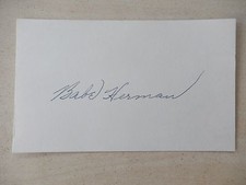 Babe Herman Autographed 3