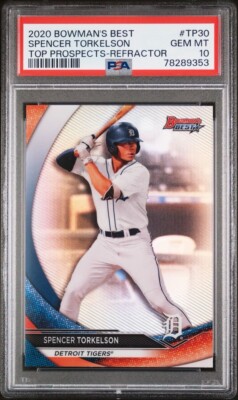 2020 Bowman Best Spencer Torkelson RC Top Prospects Refractor #30