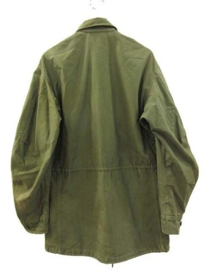 Used 50s US ARMY M-51 Field Jacket S-LONG (TALON Zip, Stains