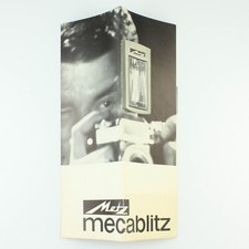 Metz - Mecablitz - Sales Brochure - Original Booklet - Vintage 1960's
