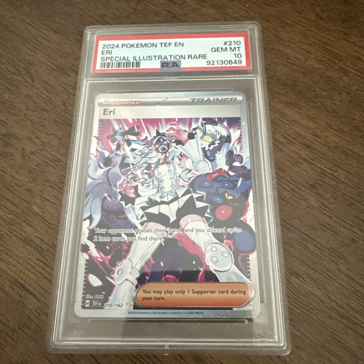 Eri - 210/162 PSA 10 Temporal Forces Special Illustration Eri - 210/162 PSA 10 Temporal Forces Special Illustration