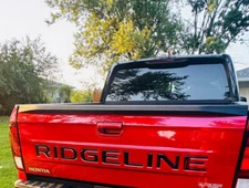 RAISED TAILGATE LETTERS for RIDGELINE 2024 2025 GLOSSY BLACK