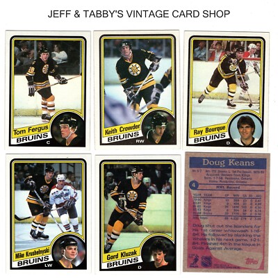 1984-85 TOPPS HOCKEY / SEE DROP DOWN MENU FOR CARD YOU WILL RECEIVE.