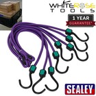 Sealey Bungee Cord 1000mm Octopus Elastic Tie Down Steel Hooks