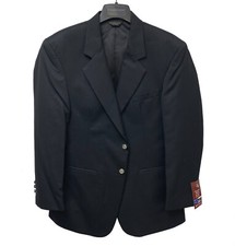 New Men's Concealed Carry Black Suit Coat Blazer Pockets for Guns  Ammo 44R