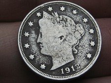 1912 D Liberty Head V Nickel 5 Cent Piece- Denver, VF/XF Details