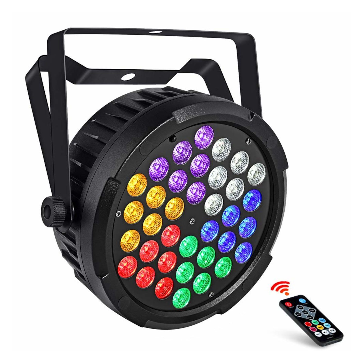 Atomic4DJ Faro Par Led SLIM Serie EC 36x1W RGBWAUV