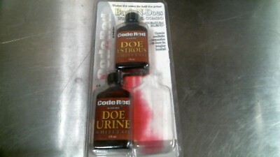 Code Red CR double Buck N Does Combo Whitetail Combo Premium Blend 2 bottles