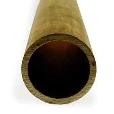 0.1875" OD x 0.049" Wall x 0.0895" ID Brass Round Tube-H58 Seamless : 12.0"