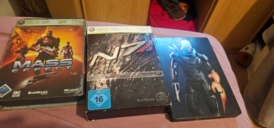 MASS EFFECT  BUNDLE SET 1 + 2 + 3 LIMITED EDITION ALLE 3 SPIELE SIEHE BILDER