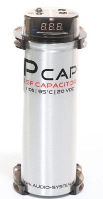Audio System PCAP EVO Powercap Kondensator mit Halterung 1,5 Farad Powercap