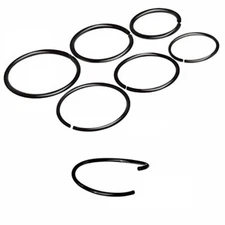 22 Gauge Nose Rings Hoop Black IP Surgical Steel Universal Jewelry 8MM 10MM 12MM