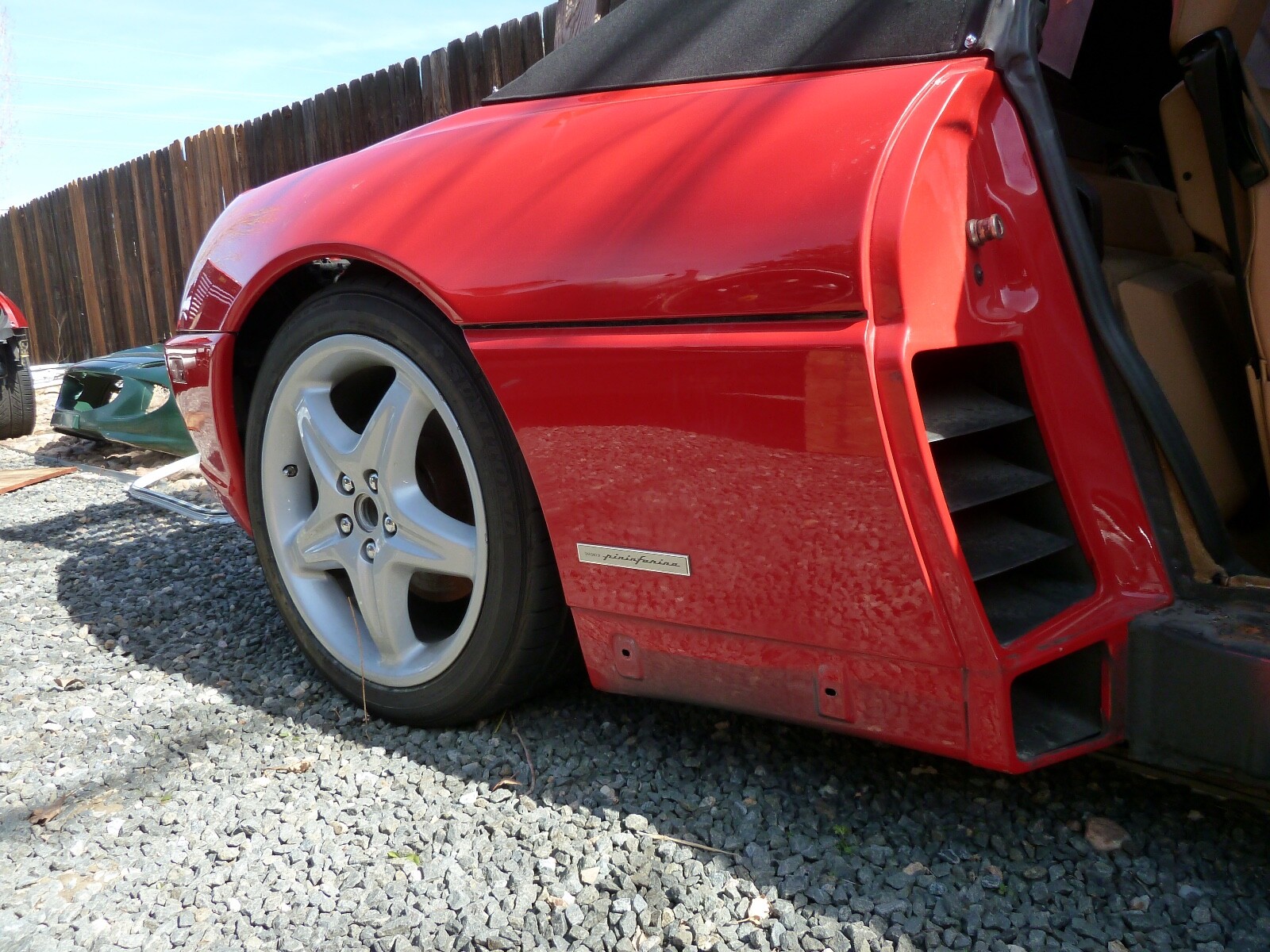 Ferrari 355 Convertible Spider Rear OEM Right Quarter Panel Wing Standard Cut